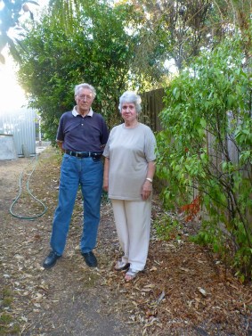 Carole and Alf Adins, along with many other residents, don't support the Council's plan to kerb and channel Melbourne Hill Road and nearby streets.