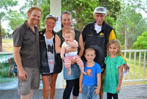 Alan and Janette's family glad to have them home again.